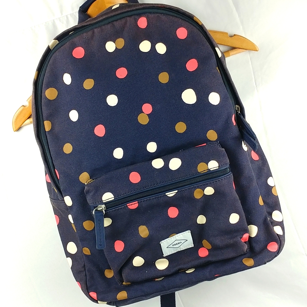 FOSSIL Polka Dot Ella School Backpack